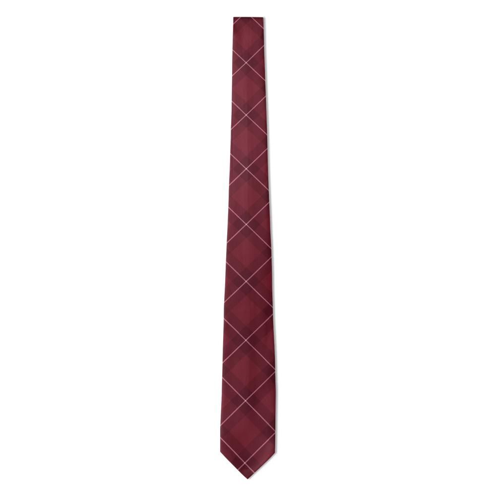 Carew - Burgundy & Pink Shadow Check Tie – Wine Cellar