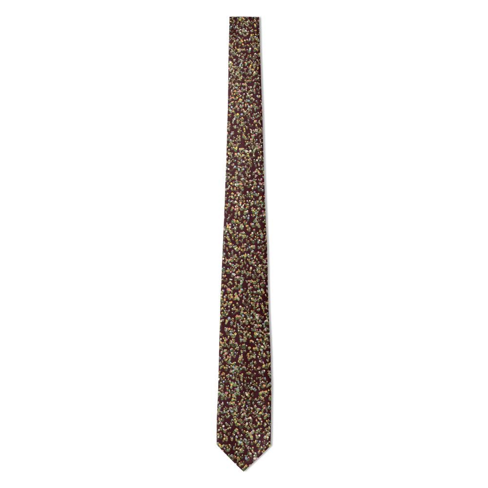 Rud - Burgundy Millefleur Tapestry Tie – Royal Chamber