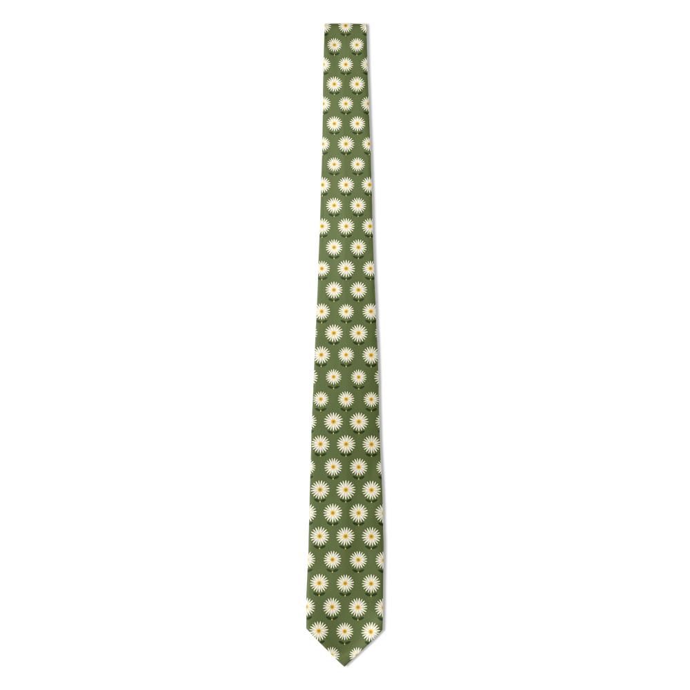 Tyszkiewicz - Olive & Cream Aster Tie – Country Lane