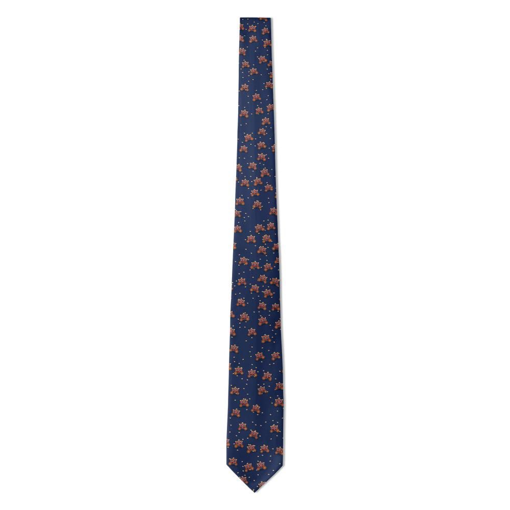 Potulicki - Navy & Gold Carriage Tie – Royal Coaches and Crowns