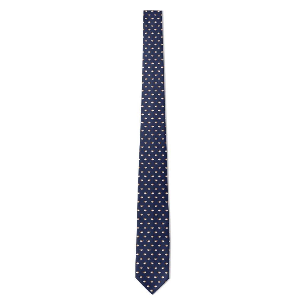 d'Argenson - Navy Country Bird Tie – Garden Robin
