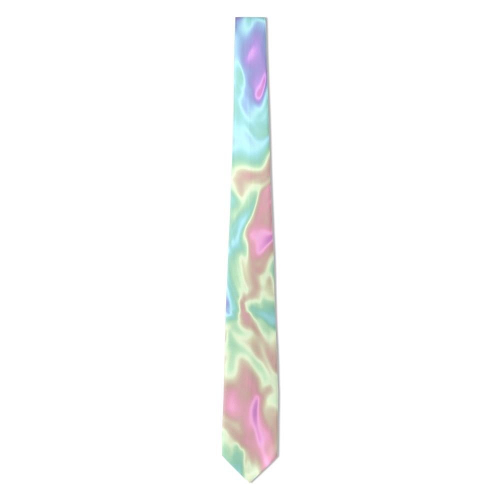 Wachtmeister - Pastel Iridescent Swirl Tie – Holographic Dream