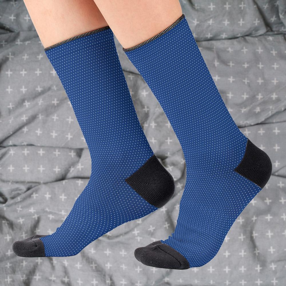 Matching tie pattern dress socks