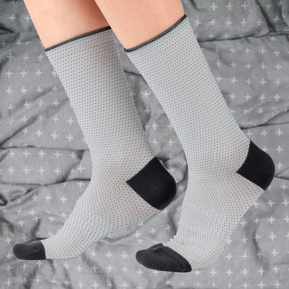 Matching tie pattern dress socks