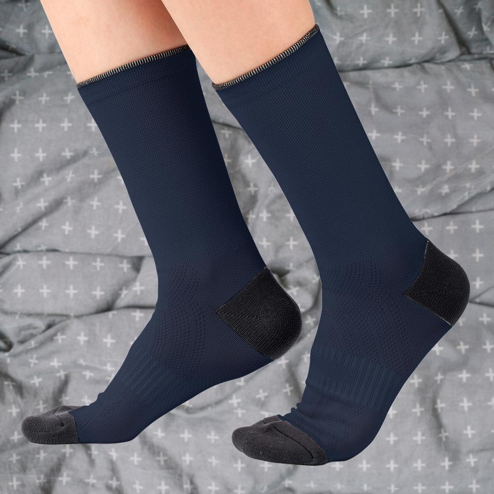 Matching tie pattern dress socks