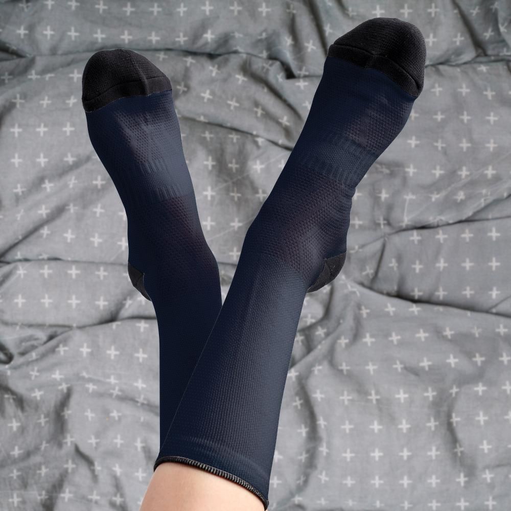Matching tie pattern dress socks