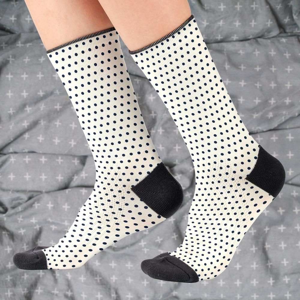 Matching tie pattern dress socks