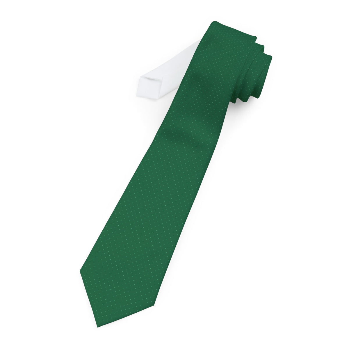 Bignasco Talisman Tie - Emerald Tonal Pin Dot