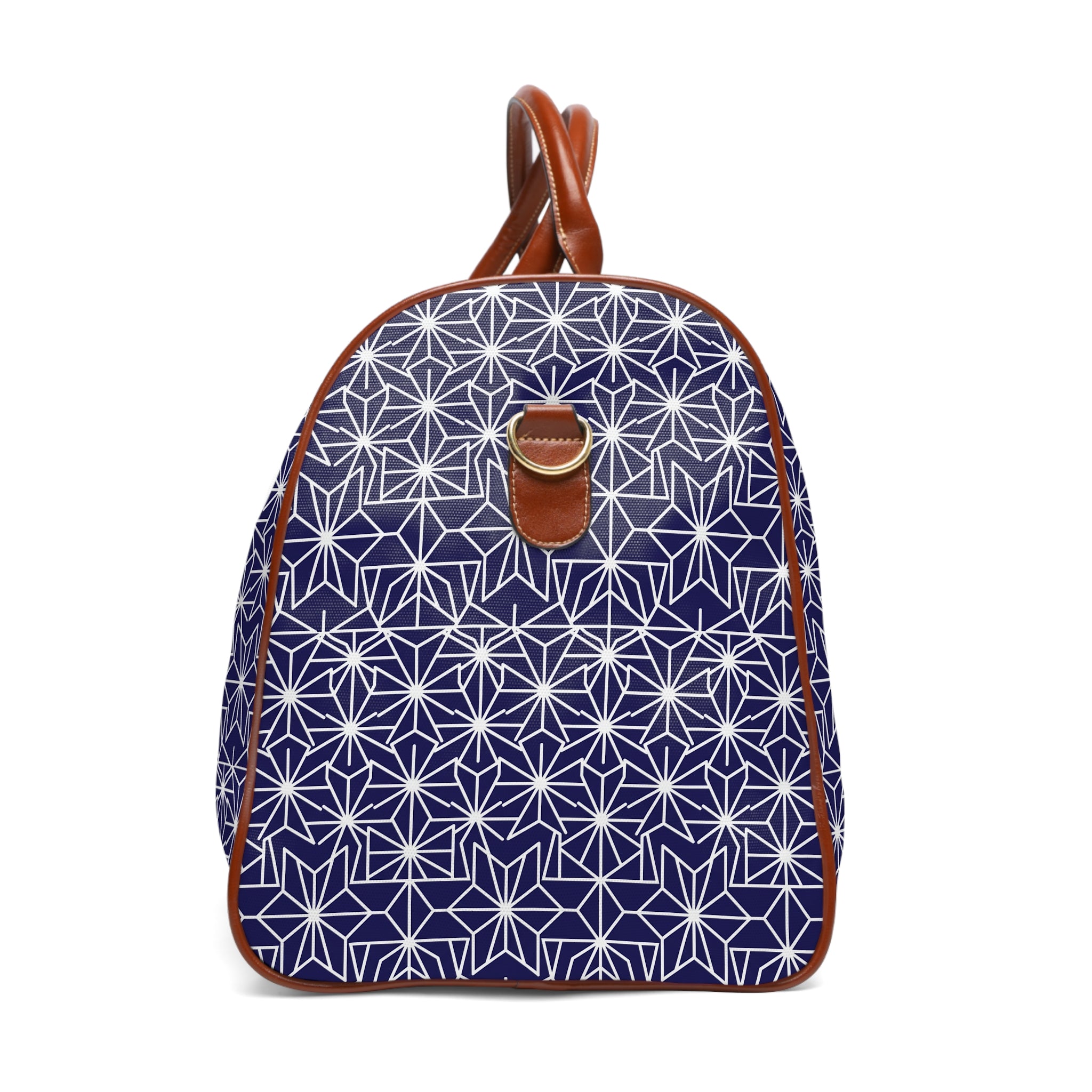 Oppede - Asanoha Star Indigo Travel Bag