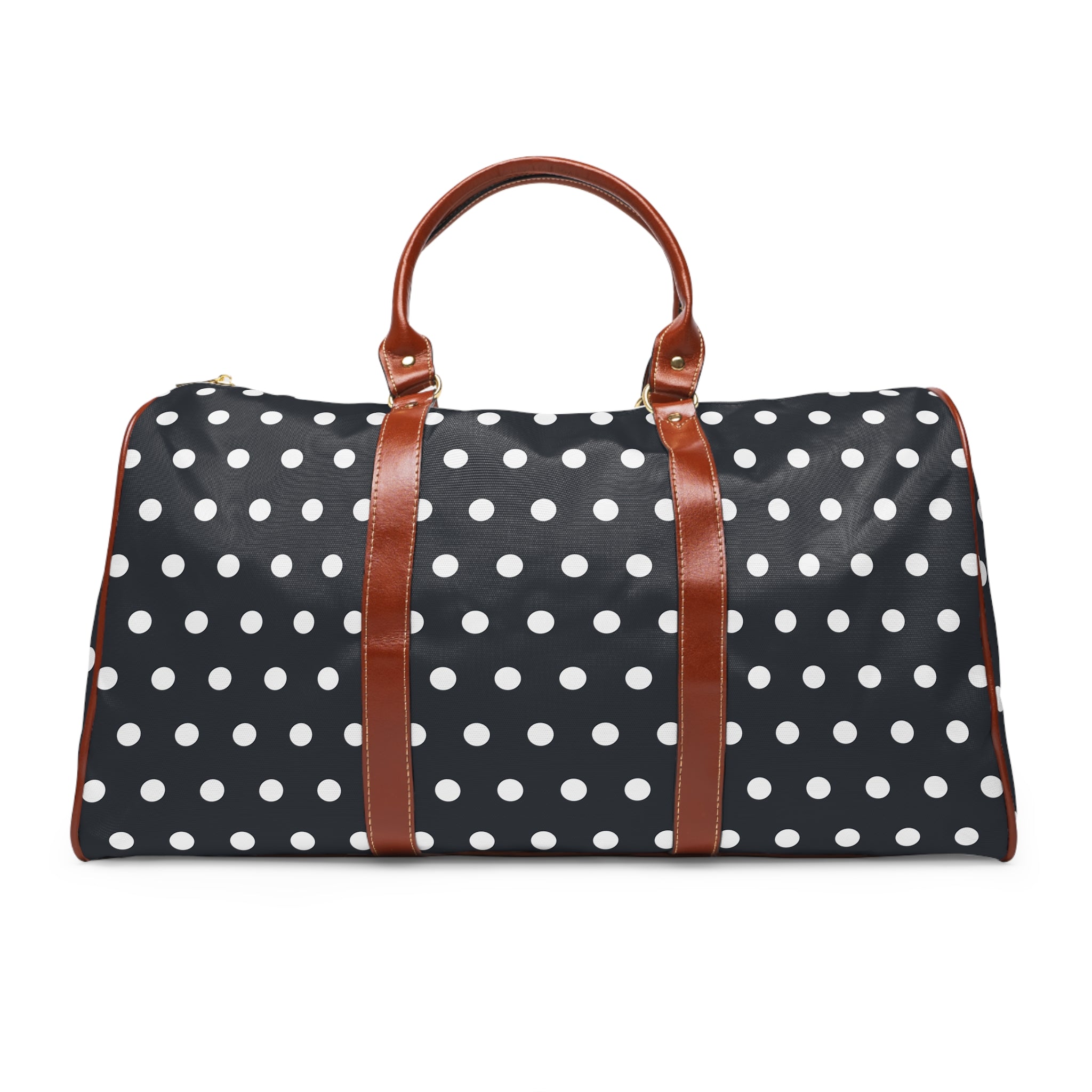 Pistoia - Charcoal White Bold Dot Travel Bag