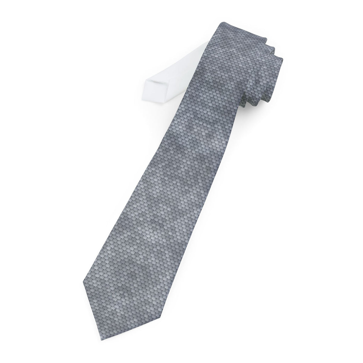 Hjärne Satin Edition - Silver Sequin Effect Tie