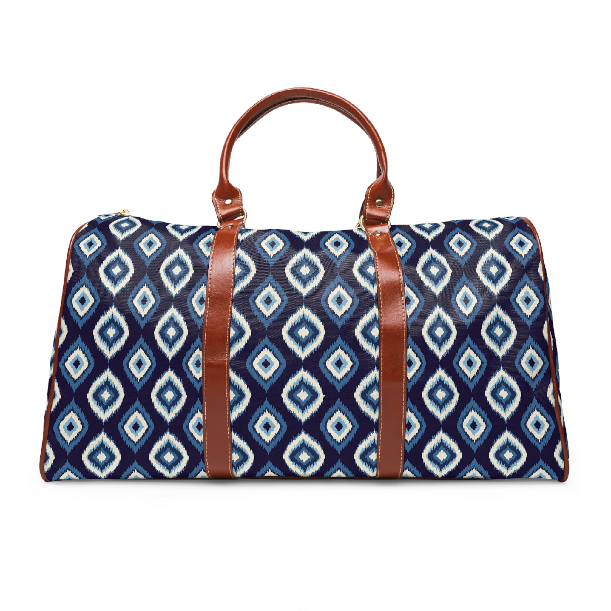 Ainhoa - Indigo Ikat Diamond Travel Bag