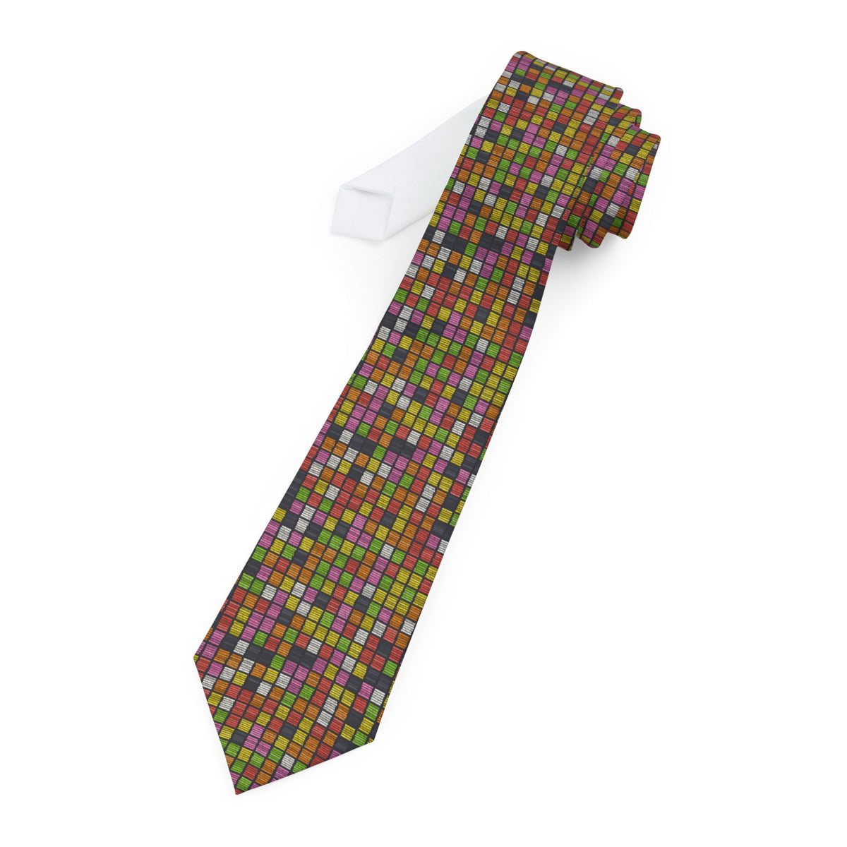 Baar Talisman Tie - Citrus Basket Weave