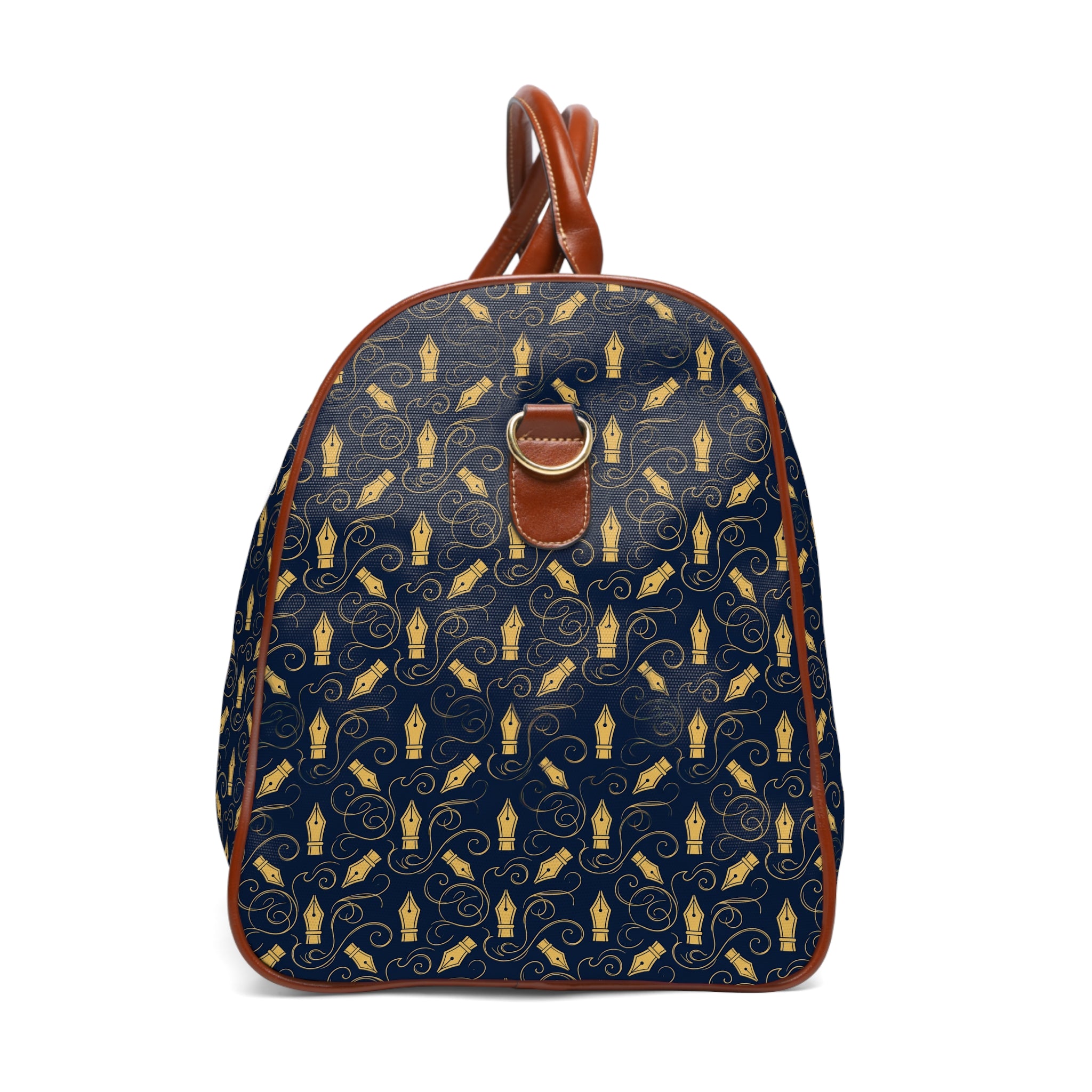 Joucas - Navy Fountain Pen Script Travel Bag