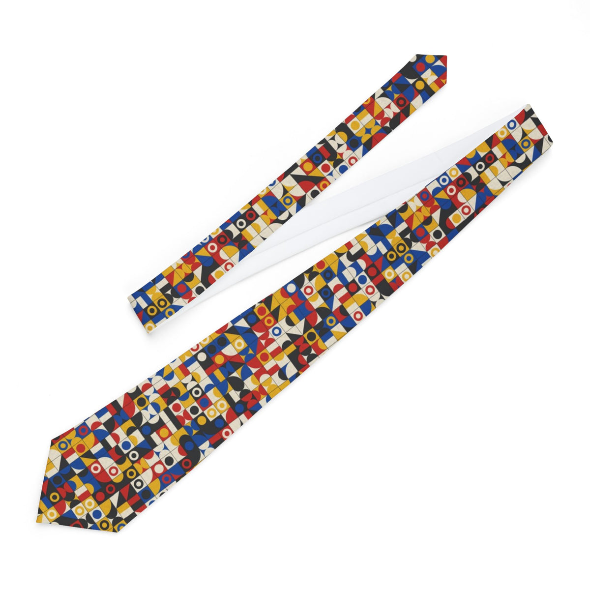 Dyre Satin Edition - Red, Blue & Yellow Bauhaus Tie