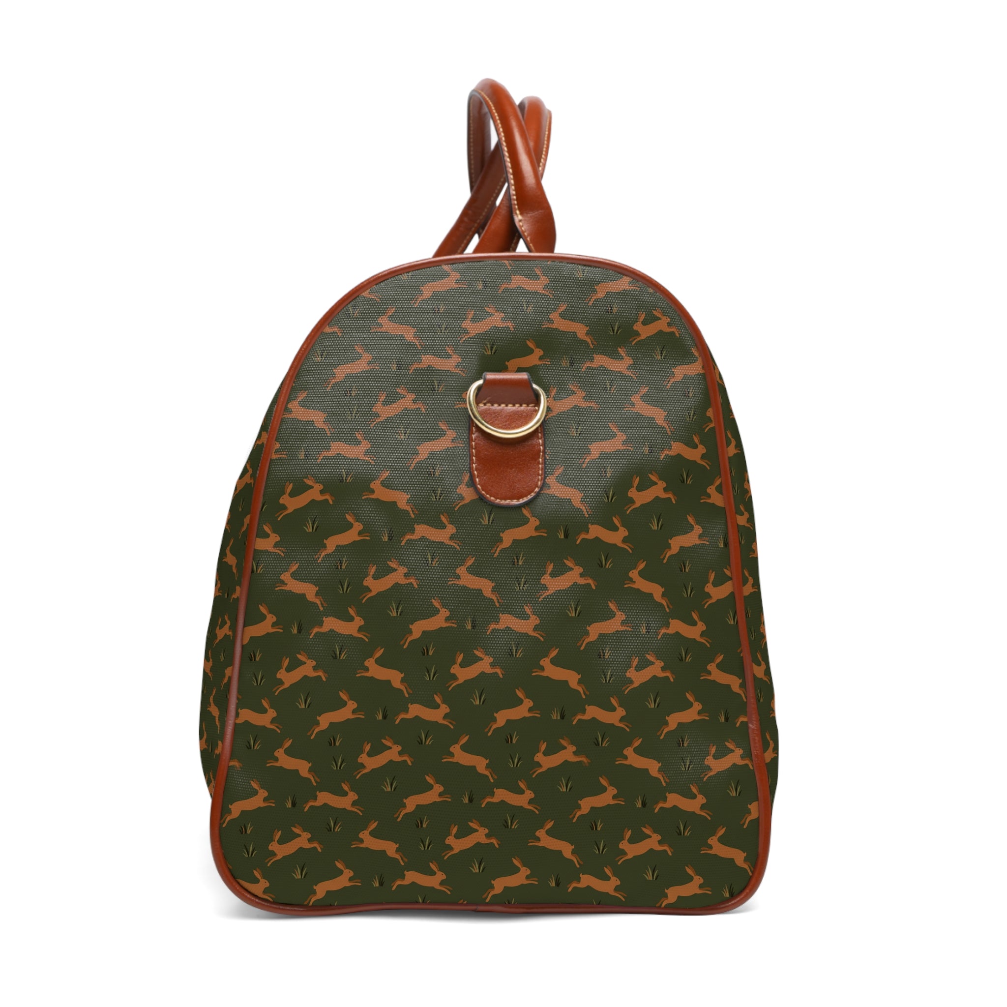 Cluny - Leaping Hare Olive Travel Bag