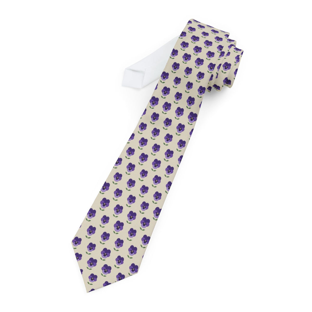 Frölich Satin Edition - Cream Pansy Tie