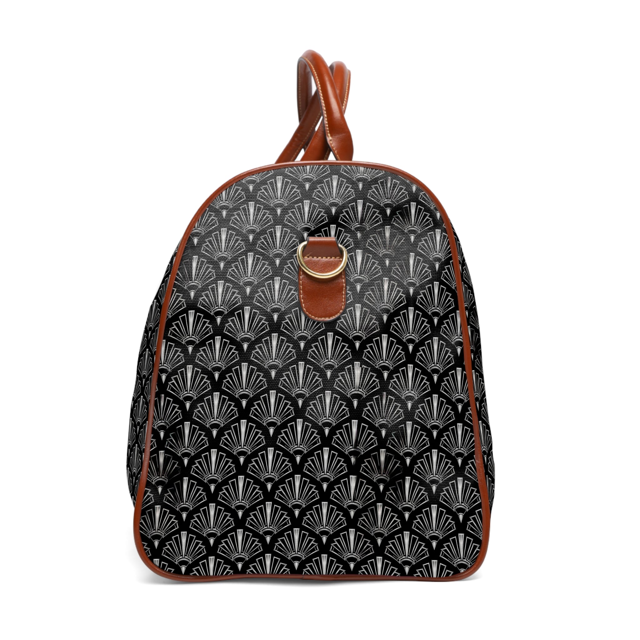 Figari - Silver Deco Sunburst Travel Bag
