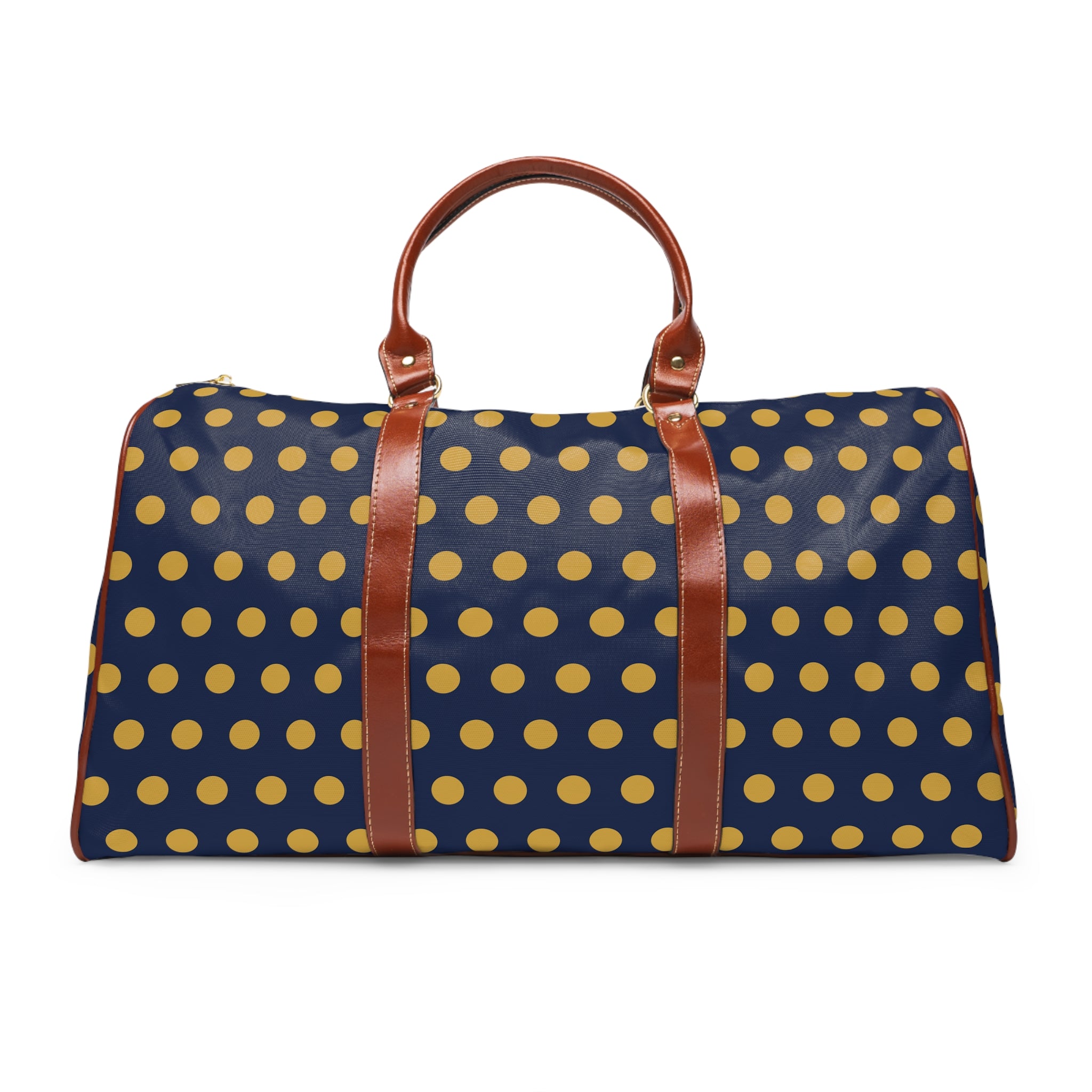 Colmar - Navy Gold Bold Dot Travel Bag