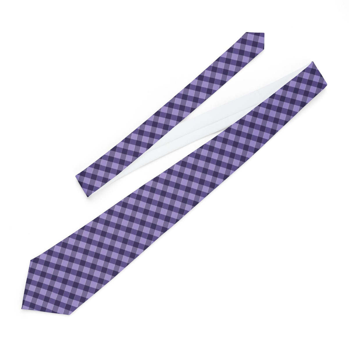 Parsberg Satin Edition - Purple & Lilac Checkered Tie