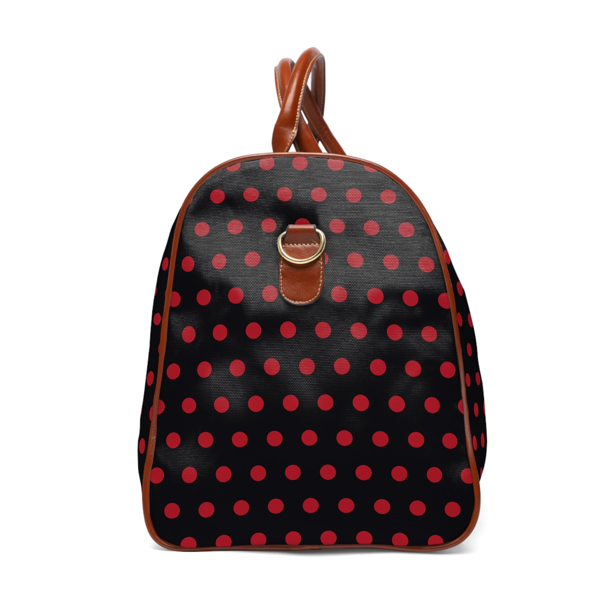 Ulmer - Black Red Polka Dot Travel Bag