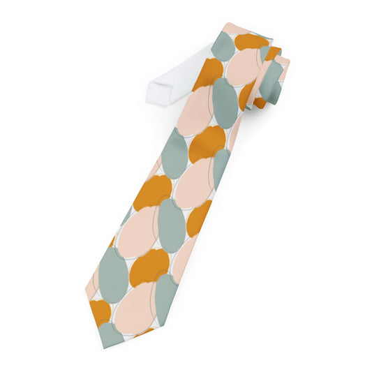 Redcliffe Talisman Tie - Amber Overlap Flow