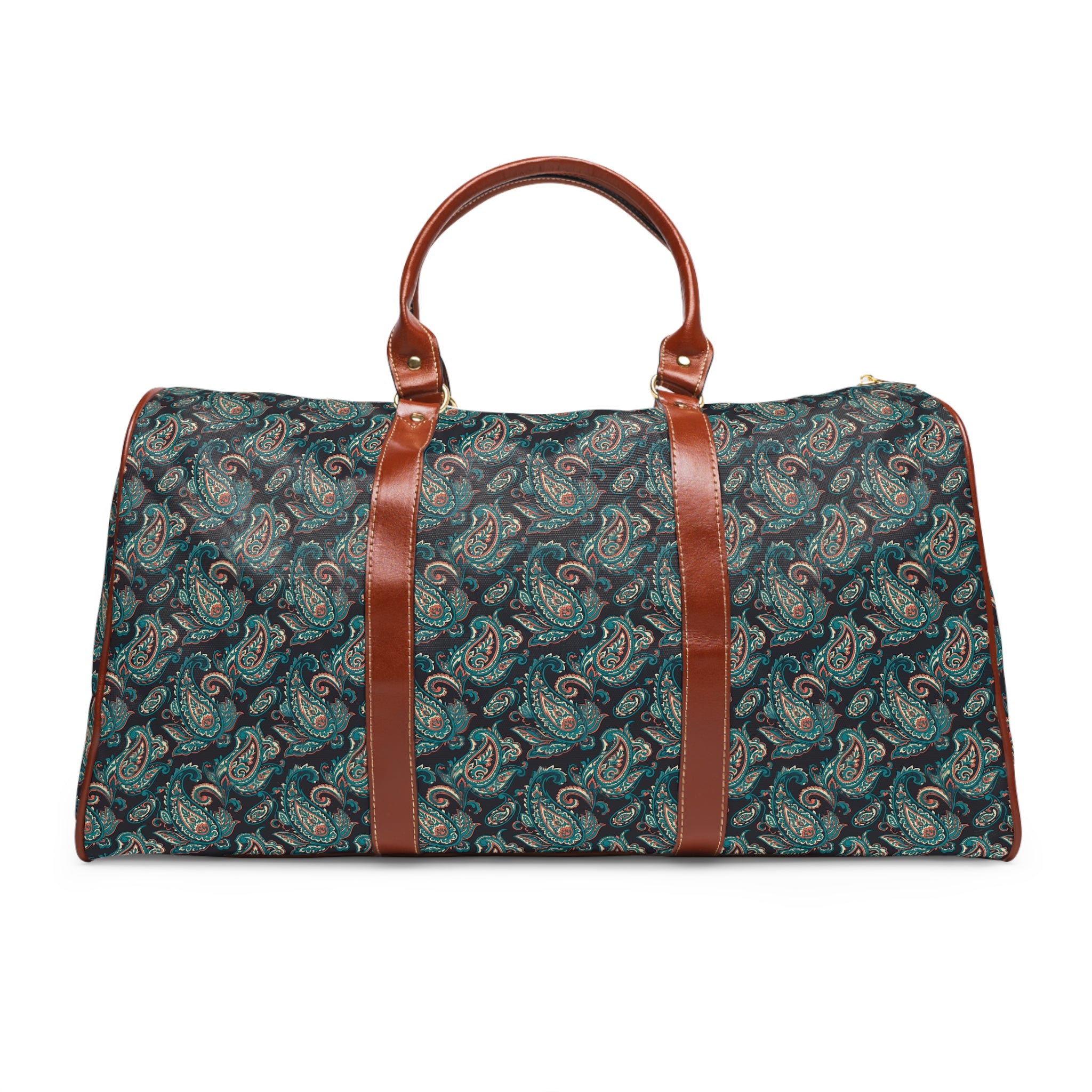 Brantome - Teal Paisley Tide Travel Bag