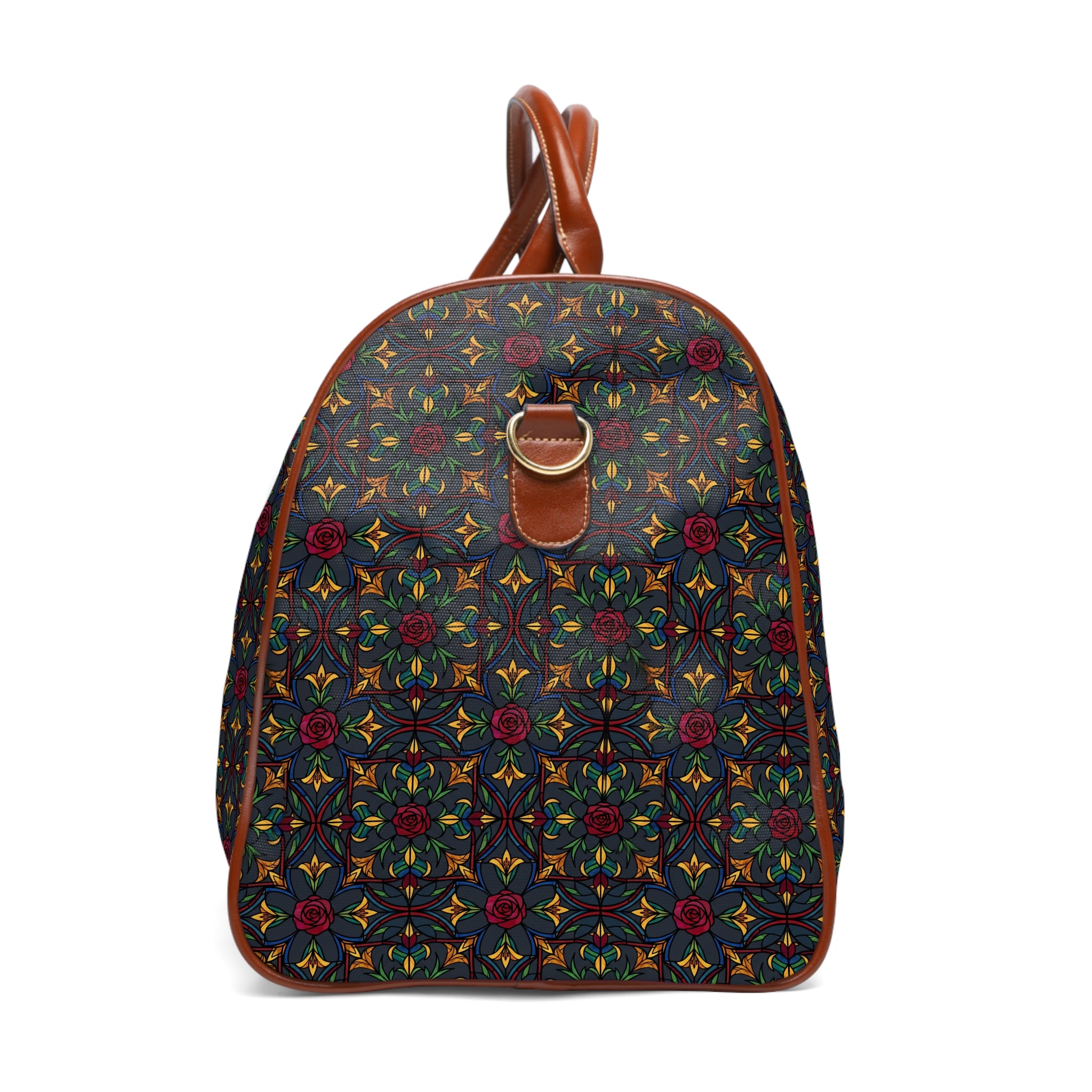 Kirkstall - Stained Glass Rosette Travel Bag