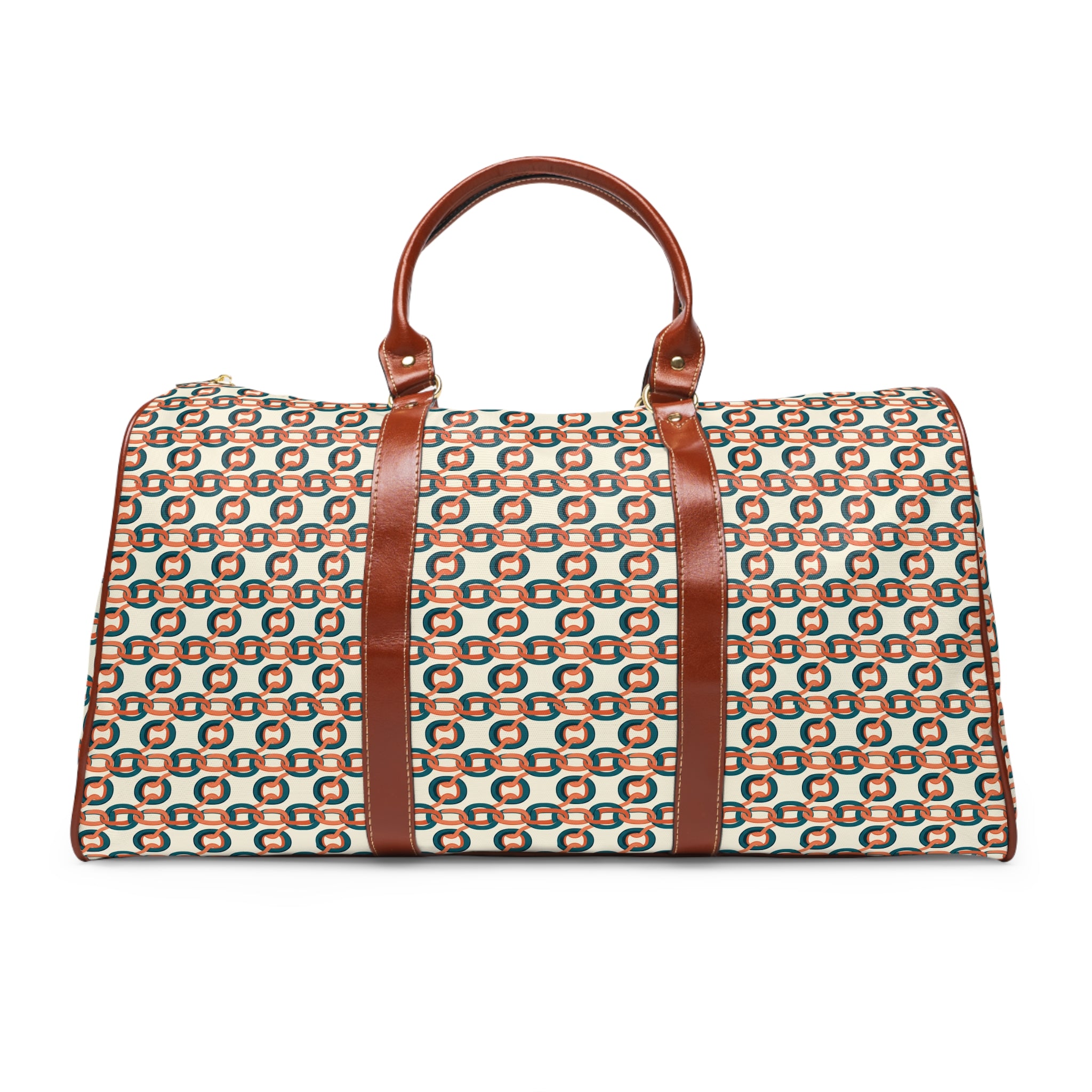 Ravensden - Coral Teal Chain Link Travel Bag