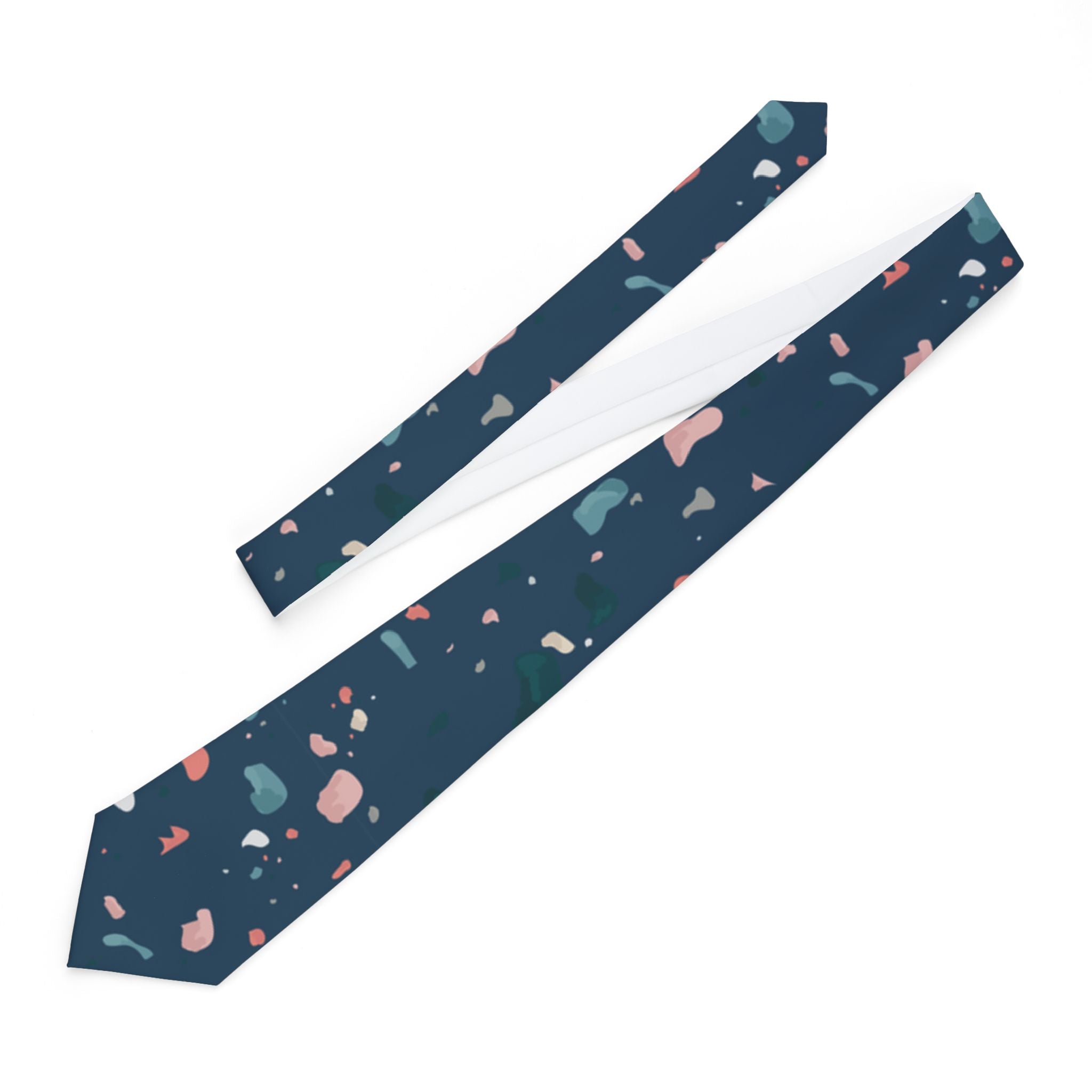 Solís Talisman Tie - Midnight Terrazzo Drift