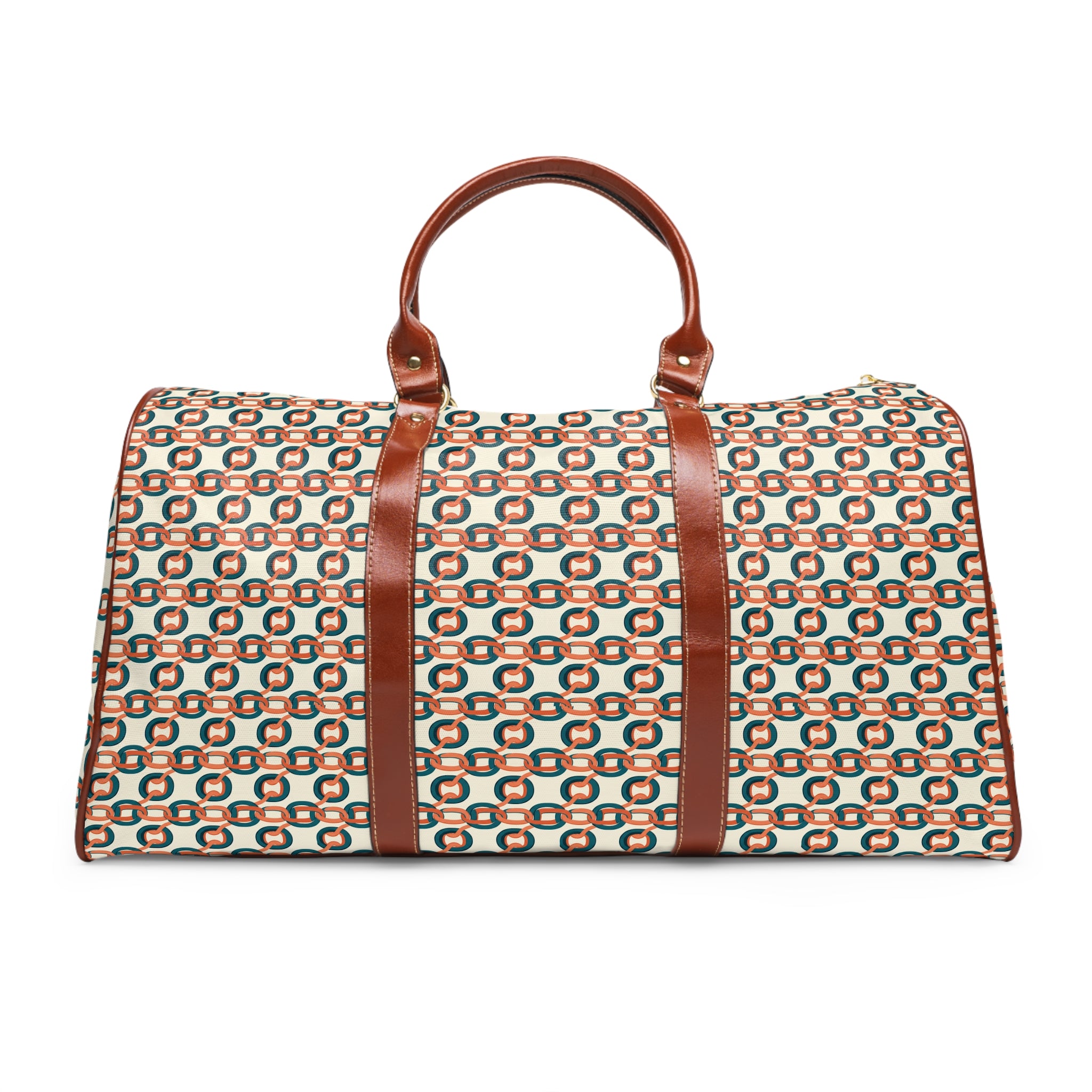 Ravensden - Coral Teal Chain Link Travel Bag