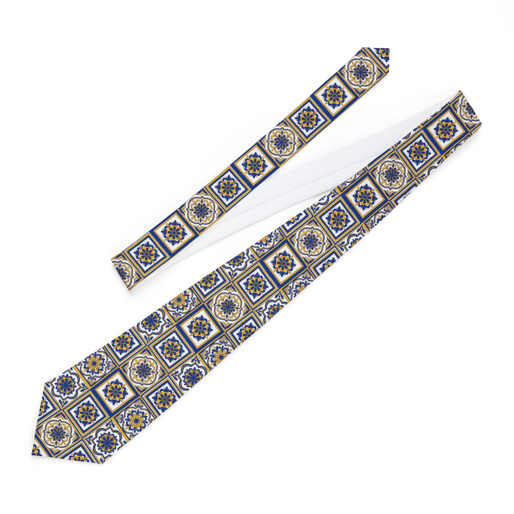 Ansouis Talisman Tie - Talavera Tile Fiesta
