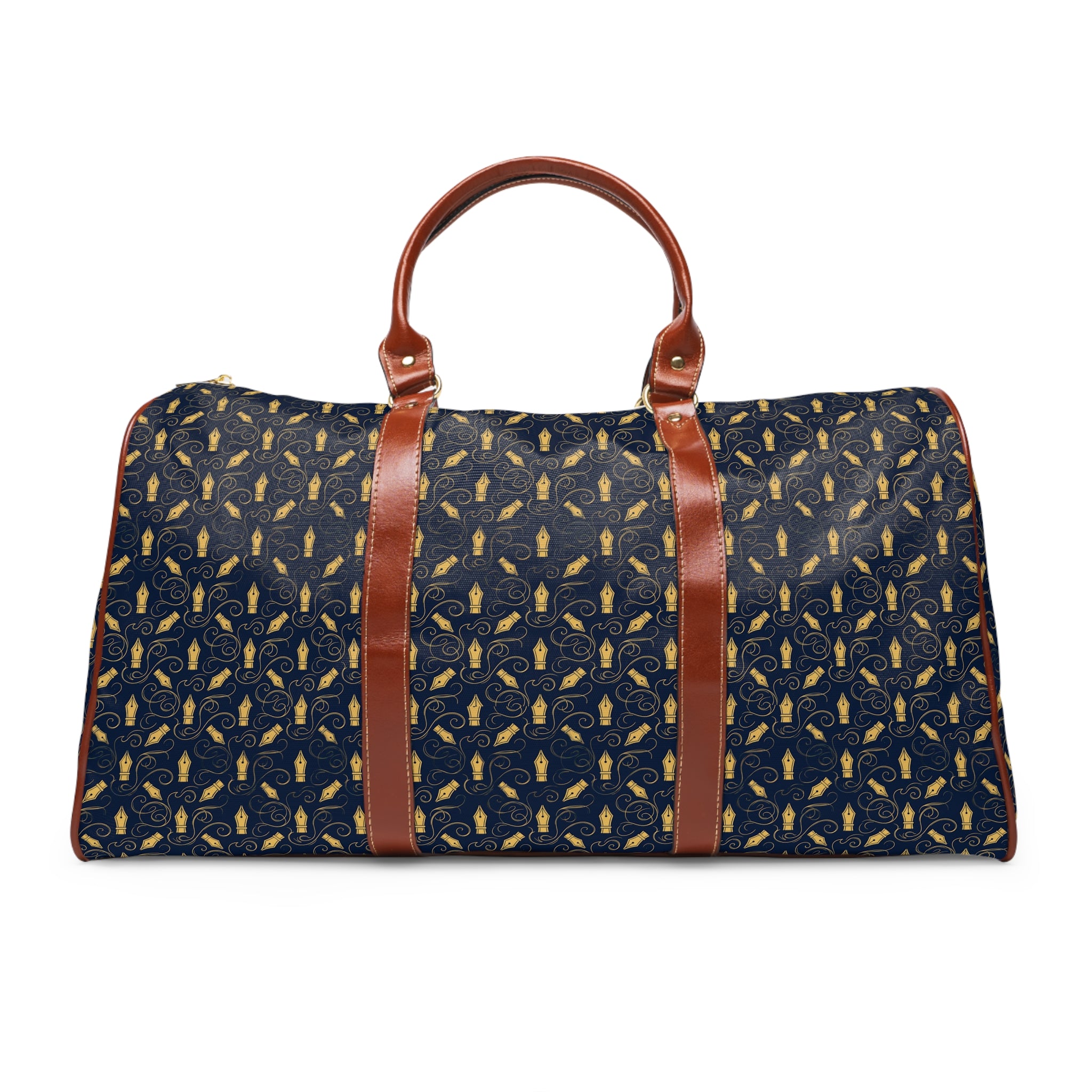 Joucas - Navy Fountain Pen Script Travel Bag