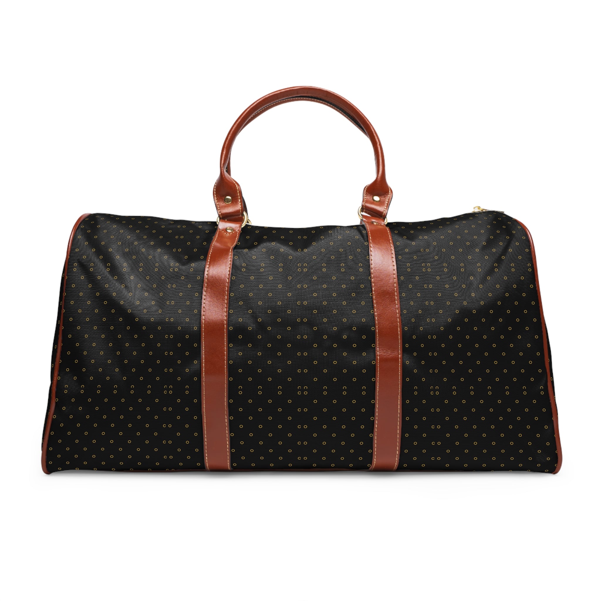 Luceram - Black Gold Ring Dot Travel Bag