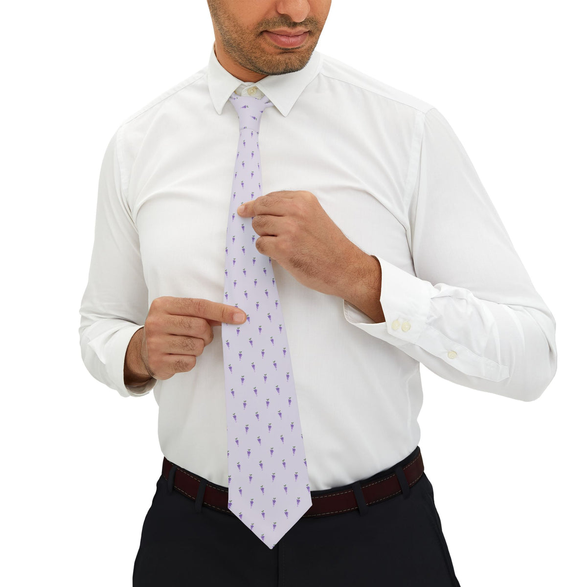 Sonogno Talisman Tie - Wisteria Blossom Trail