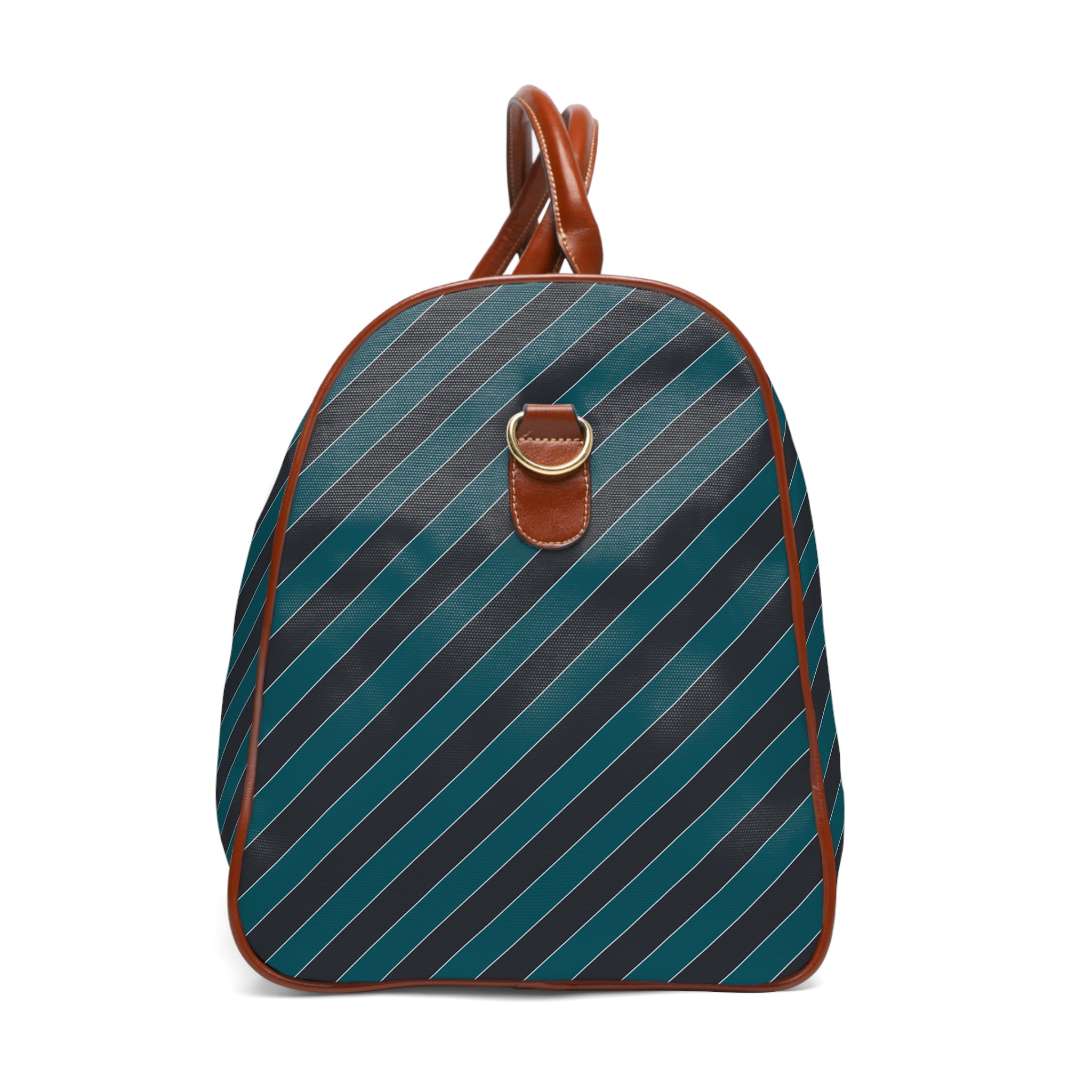 Arbois - Teal Graphite Silver Stripe Travel Bag