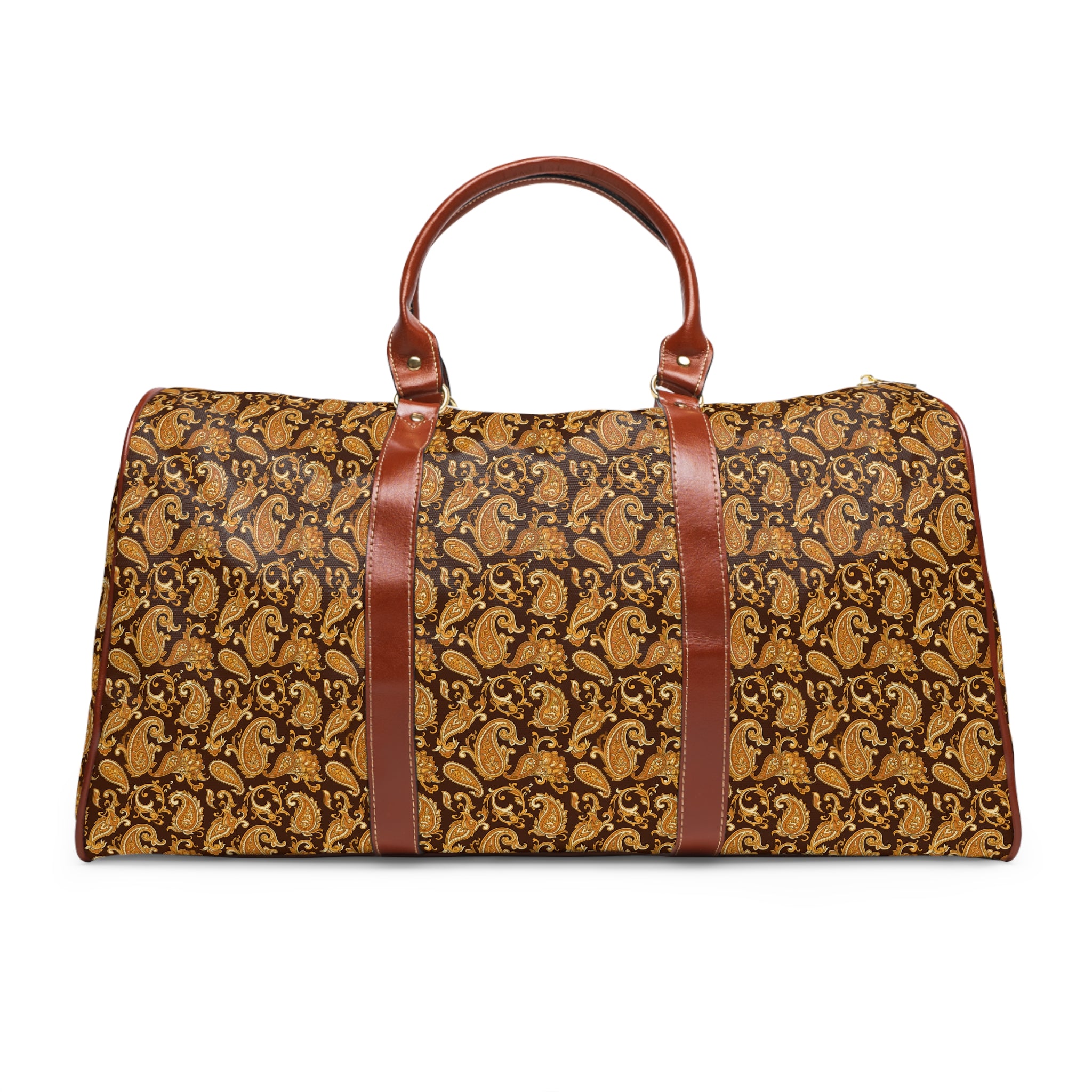 Cognac - Amber Paisley Reserve Travel Bag