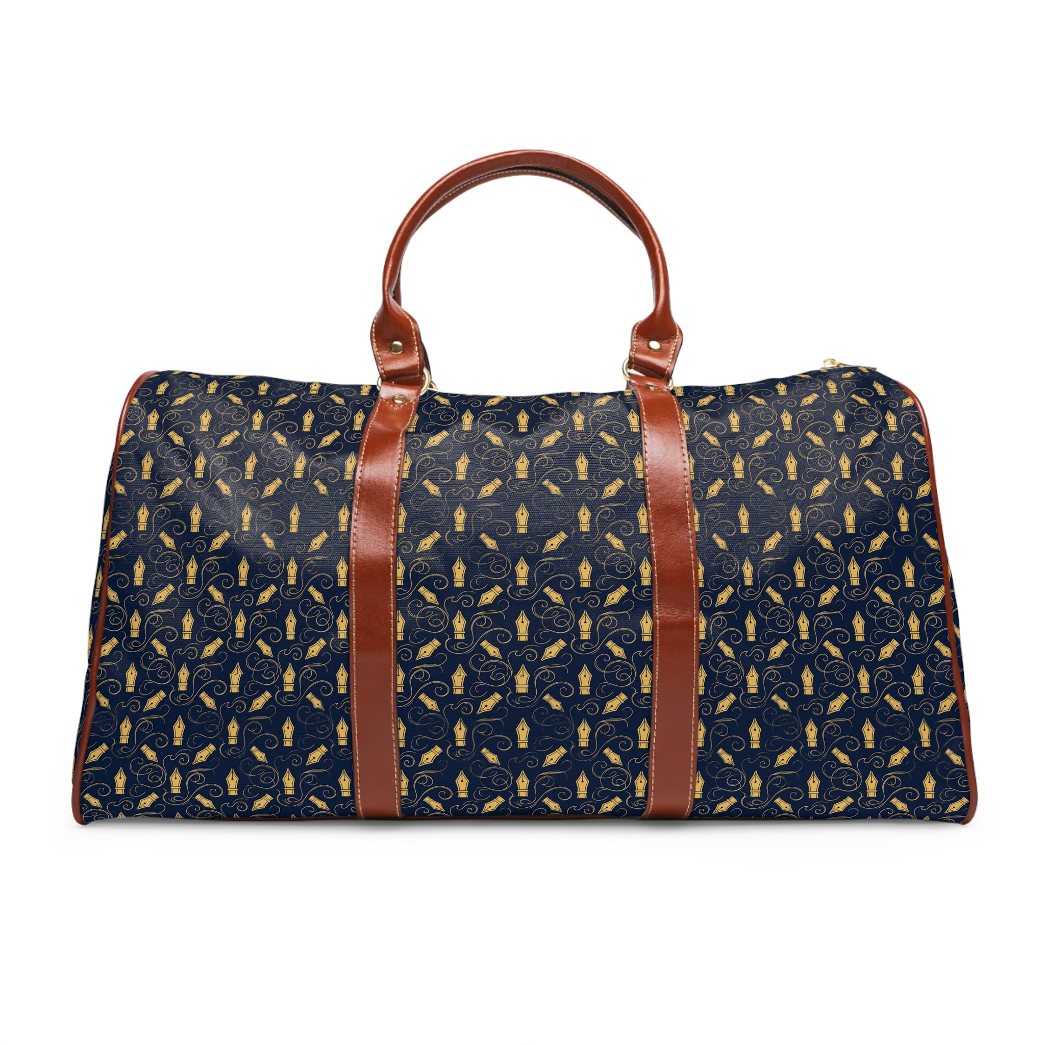 Joucas - Navy Fountain Pen Script Travel Bag