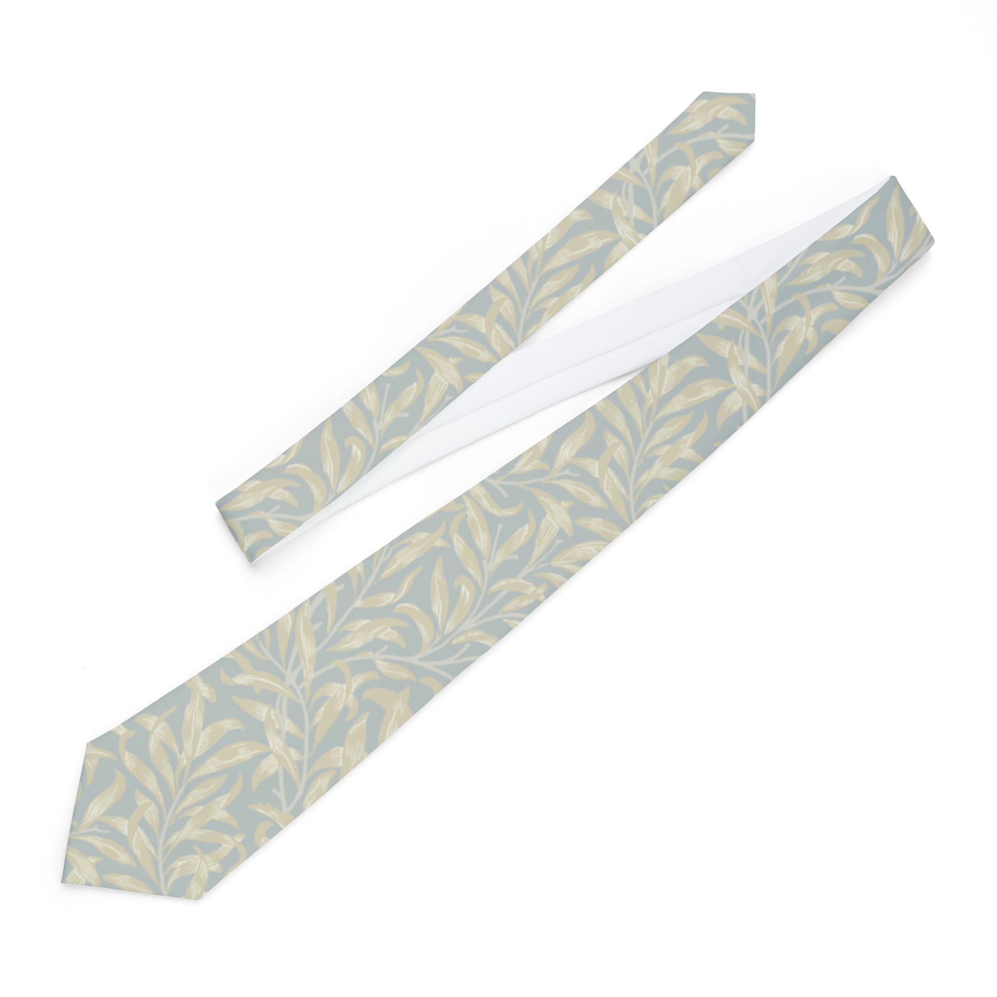 Ariza Talisman Tie - Ivory Leaf Drift