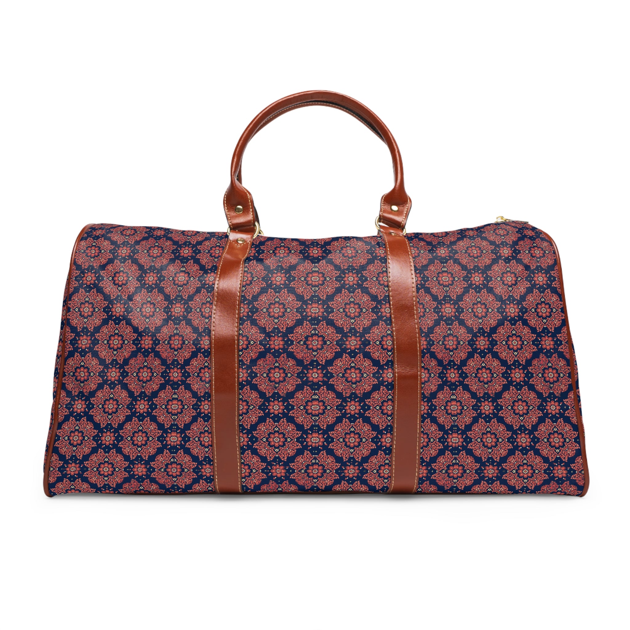 Cadaques - Coral Mosaic Bloom Travel Bag