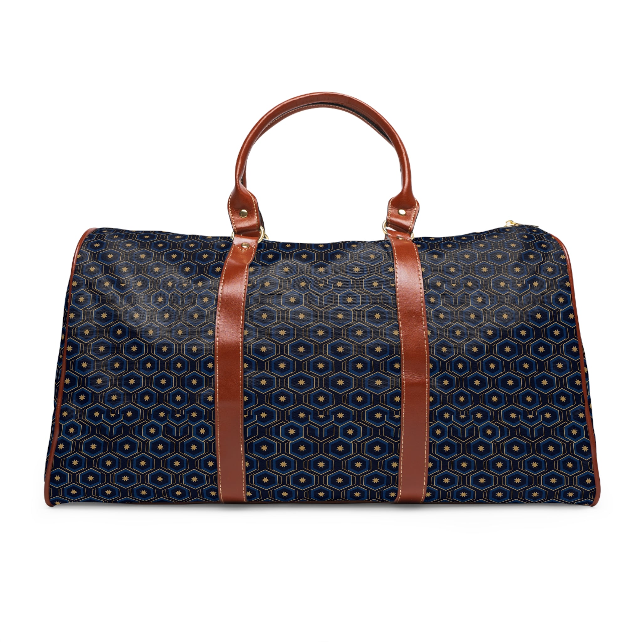Bellac - Navy Gold Hexagon Travel Bag