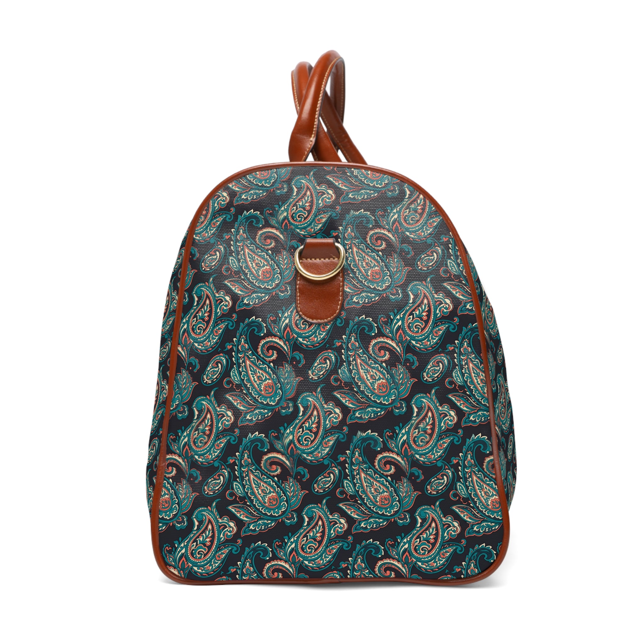 Brantome - Teal Paisley Tide Travel Bag