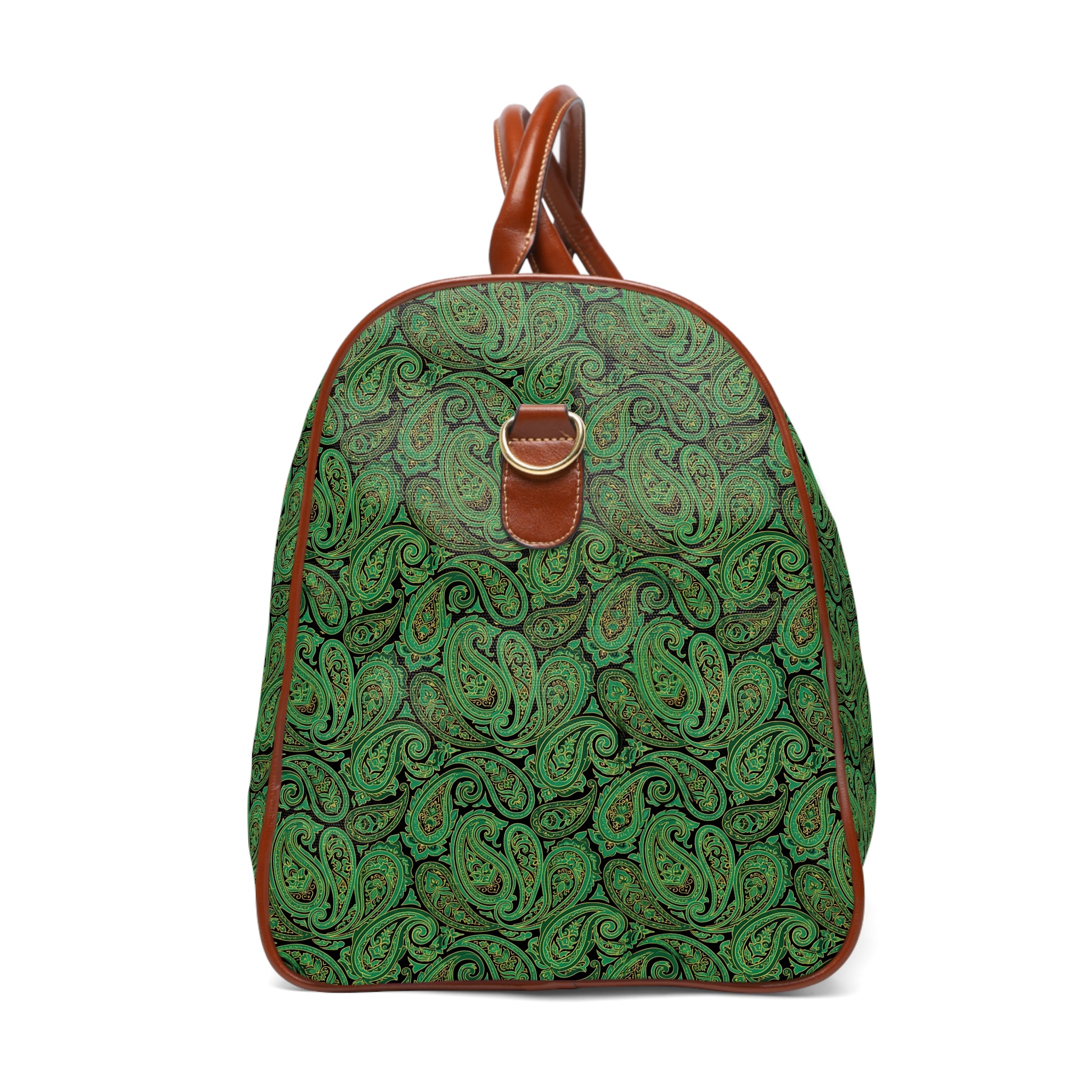 Amalfi - Emerald Paisley Noir Travel Bag