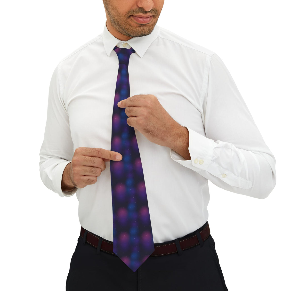 Sachseln Talisman Tie - Nebula Violet