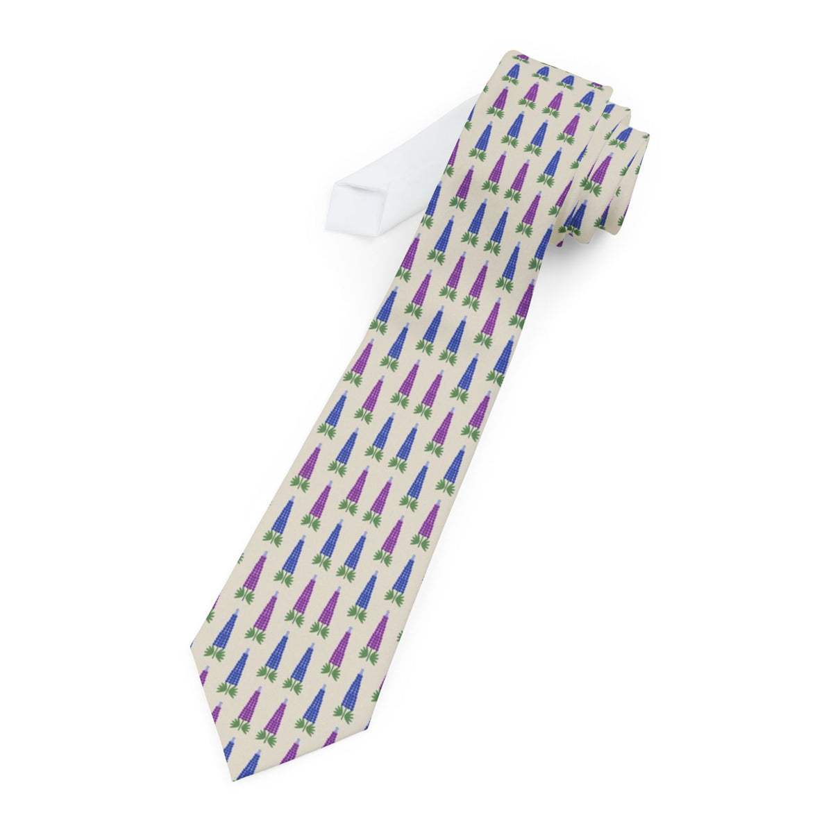 Pappenheim Satin Edition - Cream & Blue Lupin Tie