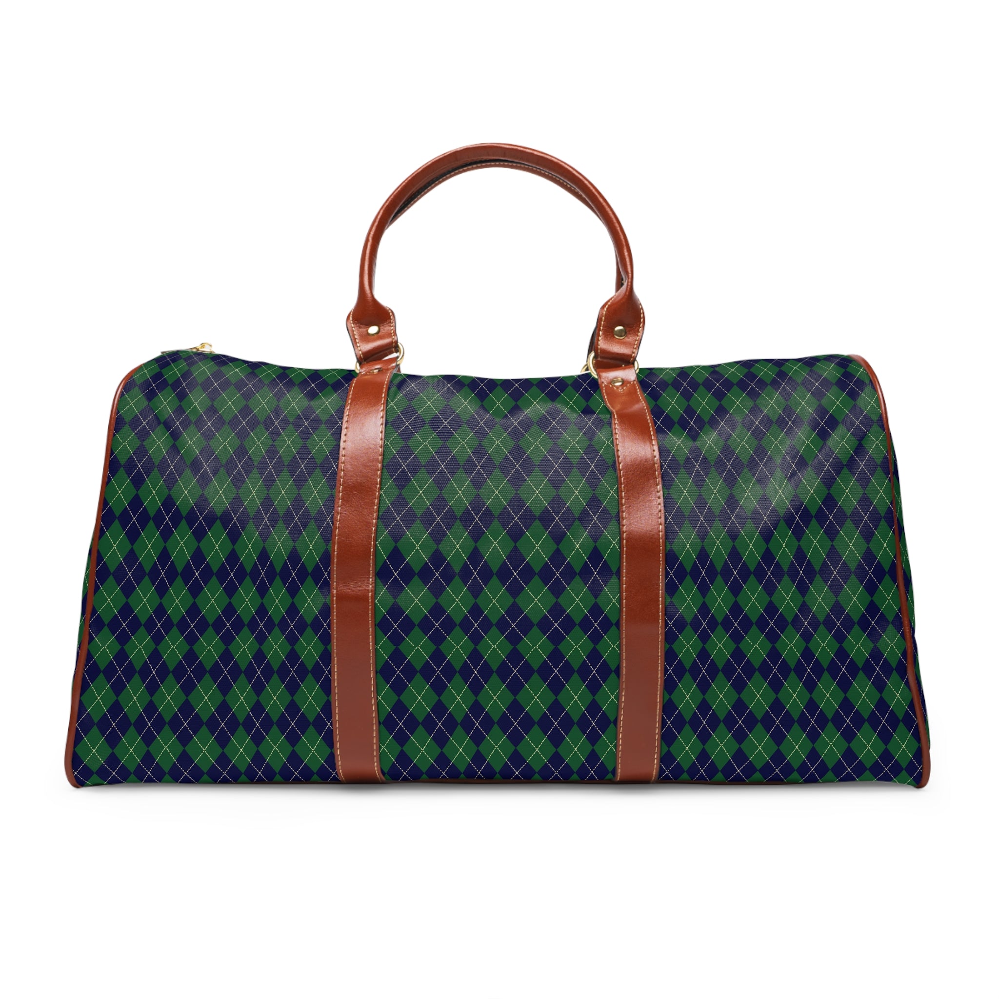 Zafra - Heritage Argyle Green Travel Bag