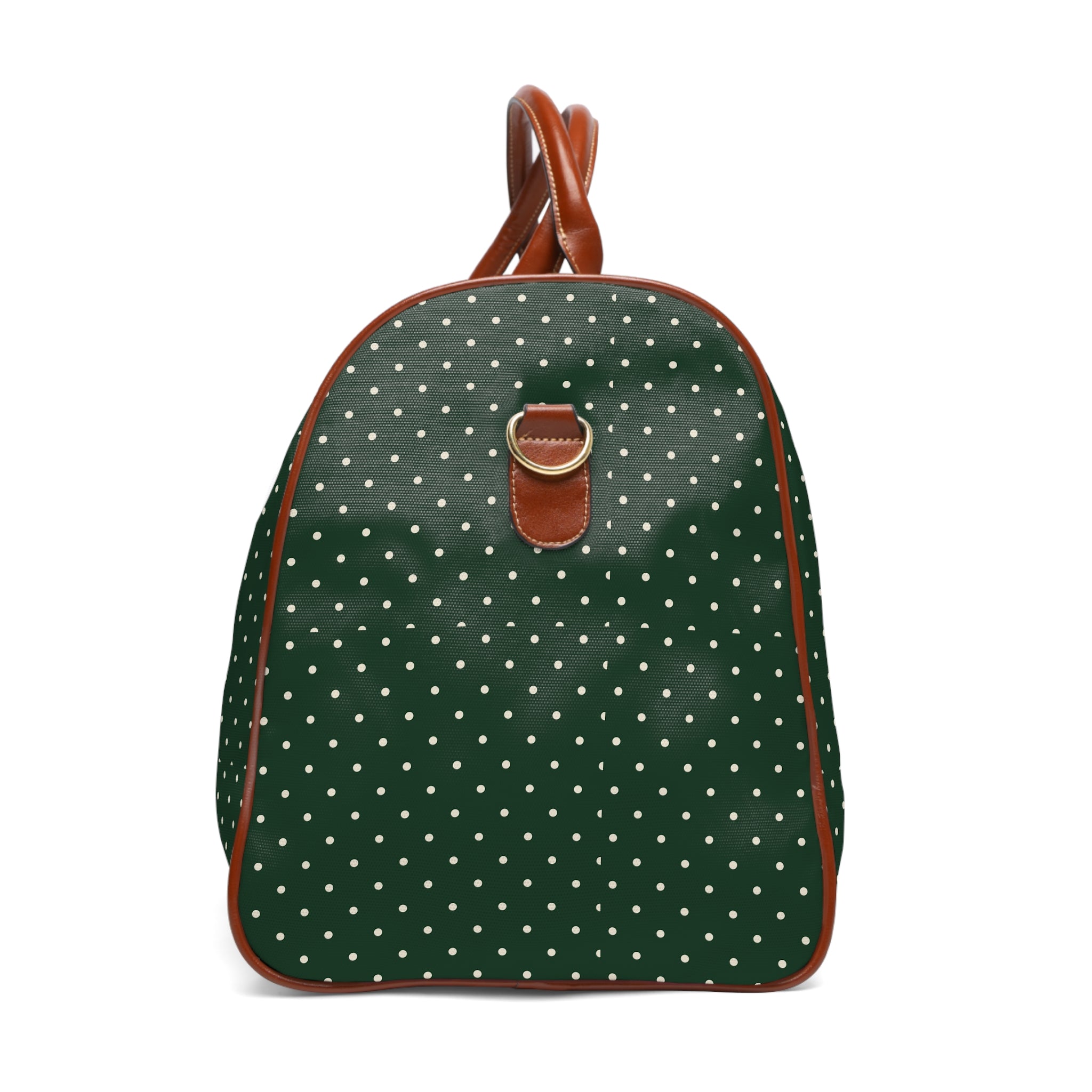 Coaraze - Forest Cream Polka Travel Bag