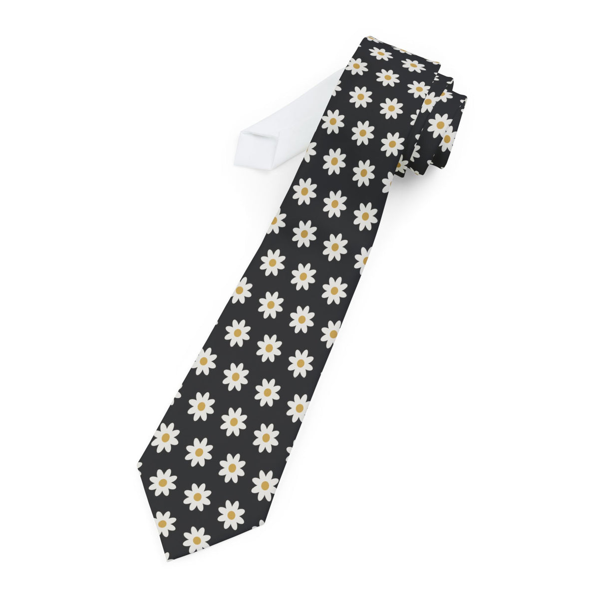 Sargans Talisman Tie - Mod Daisy Black White
