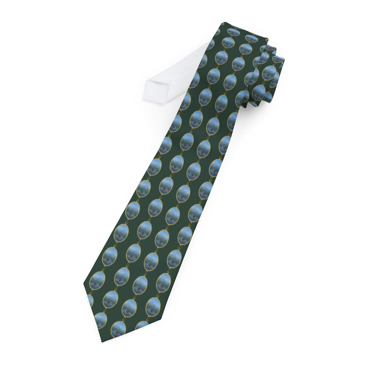 Forgach Satin Edition - Forest & Sky Canoe Tie