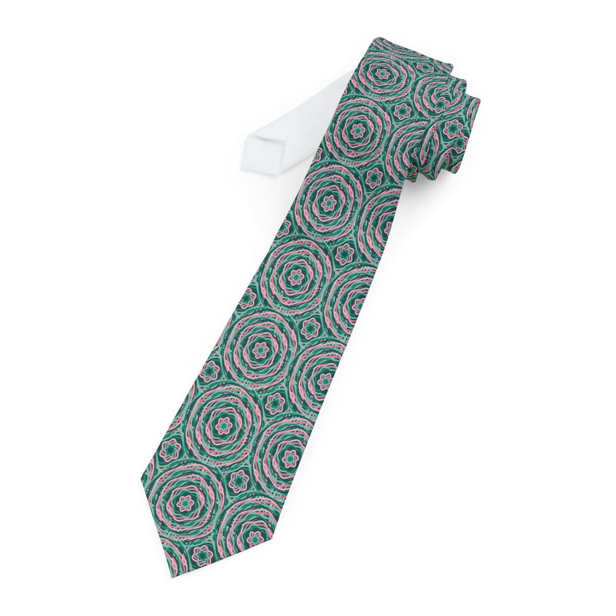Bauen Talisman Tie - Psychedelic Swirl Lagoon